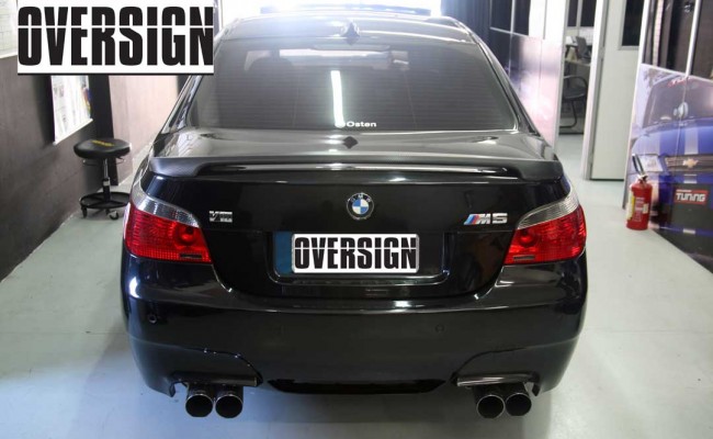 BMW M5 V10 Branco Pérola Power Revest Envelopamento Liquido OVERSIGN (2)