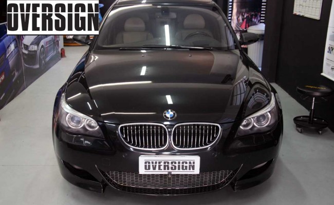 BMW M5 V10 Branco Pérola Power Revest Envelopamento Liquido OVERSIGN (3)