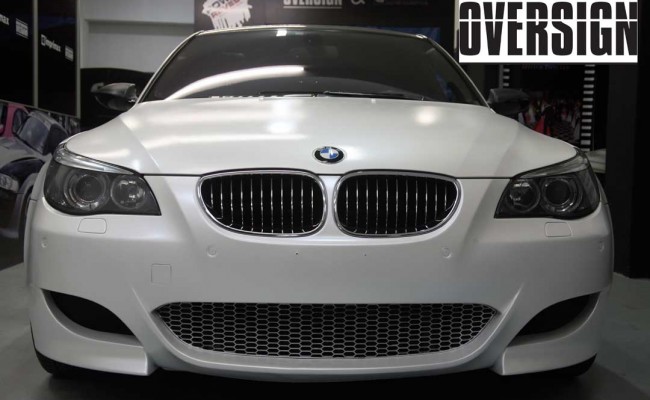 BMW M5 V10 Branco Pérola Power Revest Envelopamento Liquido OVERSIGN (40)