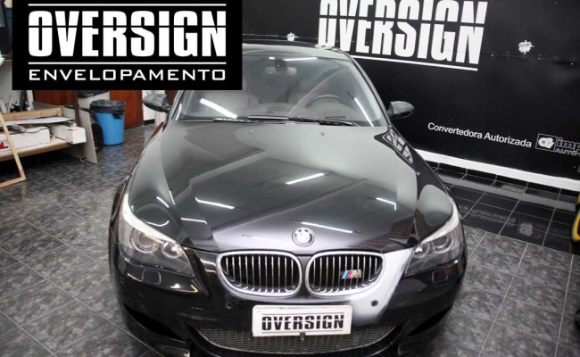 BMW M5 V10 Branco pérola – BMW M5 envelopada, envelopamento branco pérola, avery dennison, (4)