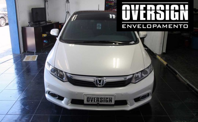 Civic 2012 Branco pérola – new civic branco pérola – envelopamento branco pérola – adesivo branco pérola – (28)