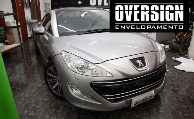 Peugeot RCZ, Peugeot RCZ vermelho, rcz envelopado, oversign, (01)