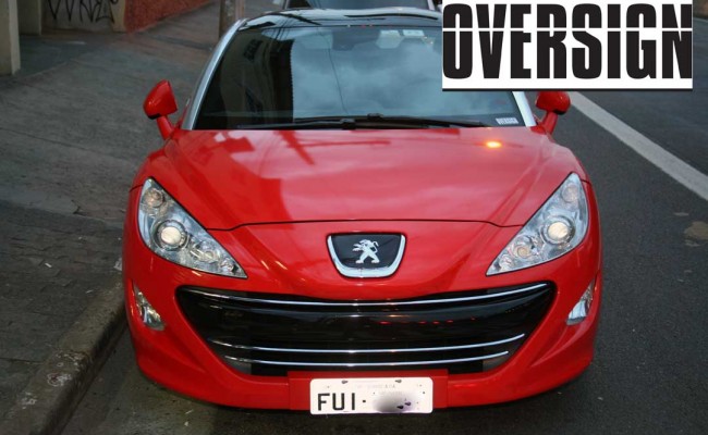 Peugeot RCZ, Peugeot RCZ vermelho, rcz envelopado, oversign, (15)