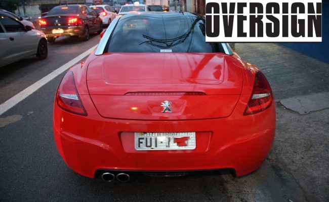 Peugeot RCZ, Peugeot RCZ vermelho, rcz envelopado, oversign, (16)