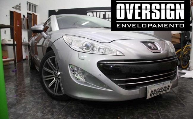 Peugeot RCZ, Peugeot RCZ vermelho, rcz envelopado, oversign, (2)