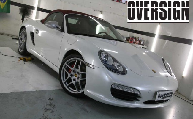 Porsche Boxster Branco Pérola, envelopamento branco pérola, porsche, oversign, ferrari, lamborguini (36)