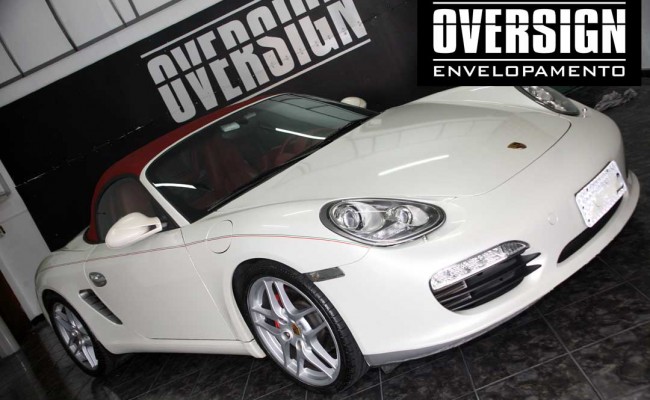 Porsche Boxster S cromada, Porsche cromada, porsche black chromo, avery dennison, adesivo cromado, carro cromado, oversign, (3)