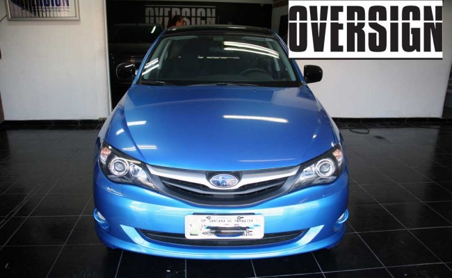 Subaru Impreza Azul Metálico, subaru envelopado azul, subaru azul, avery dennison, vannucchi, oversign, (34)