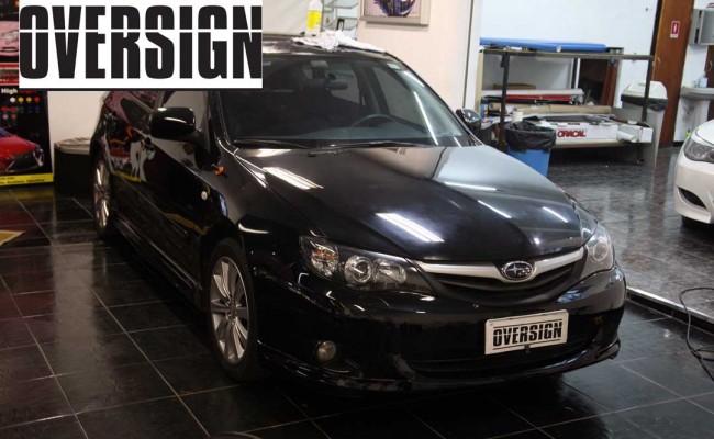Subaru Impreza Azul Metálico, subaru envelopado azul, subaru azul, avery dennison, vannucchi, oversign, (6)