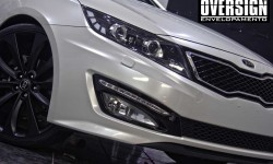 Kia Optima Envelopamento Branco Pérola.