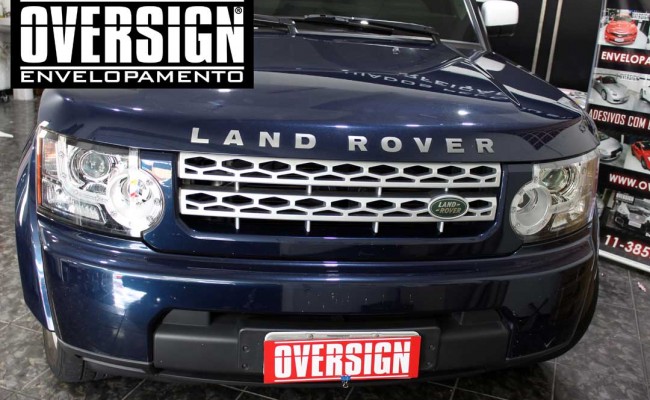 Land Rover Discovery 4, envelopamento branco, adesivo alto brilho, envelopamento de carros, carros de luxo, range rover, evoque, sport, vogue, oversign, (3)