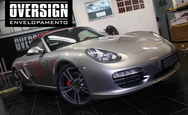 Porsche branco pérola, porsche, boxster, boxster s, porsche oversign, white pearlescent, wrapping car, envelopamento, carros de luxo, oversign, (4)