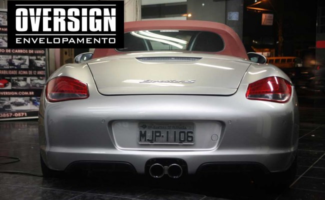 Porsche branco pérola, porsche, boxster, boxster s, porsche oversign, white pearlescent, wrapping car, envelopamento, carros de luxo, oversign, (7)