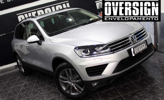 Touareg 2016, touareg fosco, touareg cinza, touareg prata, touareg, oversign, envelopamento, volkswagem touareg, tiguan (2)