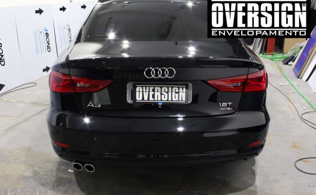 Audi A3 S-line, A3, S-line, Avery, Avery Dennison, Supreme wrapping film, Charcoal metallic, envelopamento de carros, cinza fosco, oversign, Vannucchi, Sid Signs, (4)