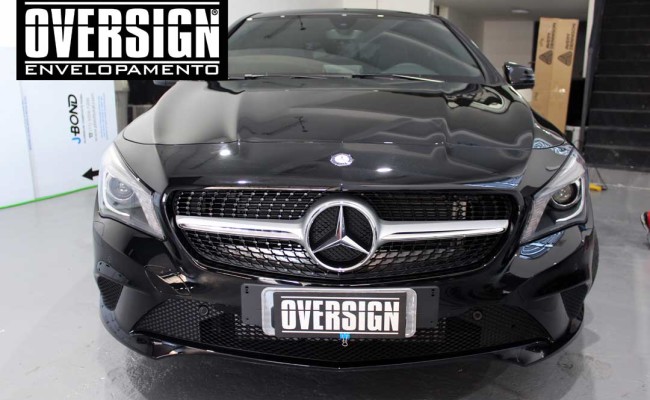 mercedes, mercedes satin, black satin, envelopamento zn, cla200, cla250, cla200black, cla200 preto, roda preta, pinça vermelha, Ace Company, (2)