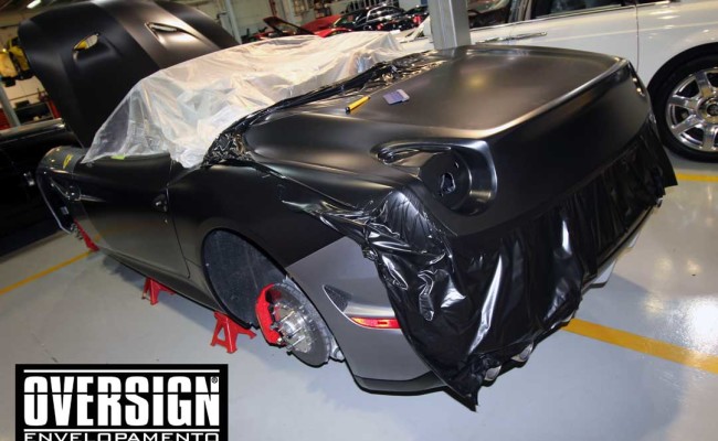 Ferrari California black satin, proteção pintura, ceramic pro, auto esporte, ceramic pro auto esporte,proteção extra pintura , oversign, wrap (10)