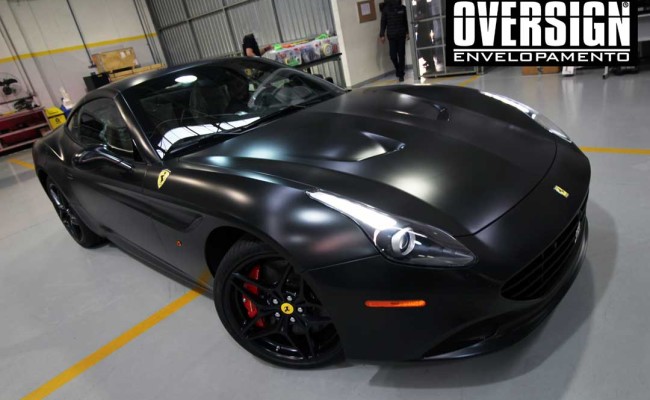 Ferrari California black satin, proteção pintura, ceramic pro, auto esporte, ceramic pro auto esporte,proteção extra pintura , oversign, wrap (66)