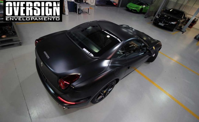 Ferrari California black satin, proteção pintura, ceramic pro, auto esporte, ceramic pro auto esporte,proteção extra pintura , oversign, wrap (67)