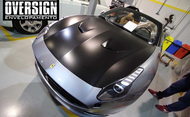 Ferrari California black satin, proteção pintura, ceramic pro, auto esporte, ceramic pro auto esporte,proteção extra pintura , oversign, wrap (7)