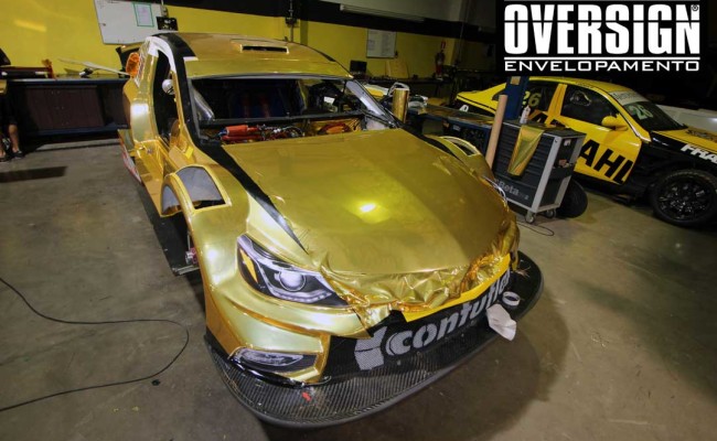 Stock Car 2016, Carros dourados, Hotcar competições, carro cromado ouro, abbate, lapenna, envelopamento, oversign, Avery Dennison, Corrida Milhao, (74)