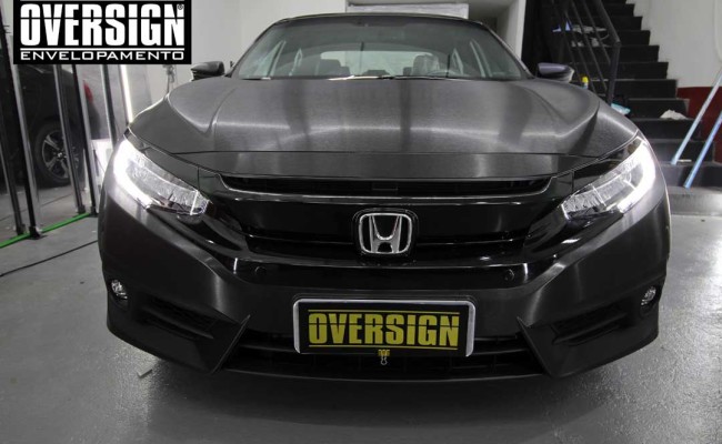 Novo civic, civic 2017, tiper, prototipo, honda, civic escovado, aço escovado, novo civic envelopado, oversign, farol novo civic, farol led, (34)