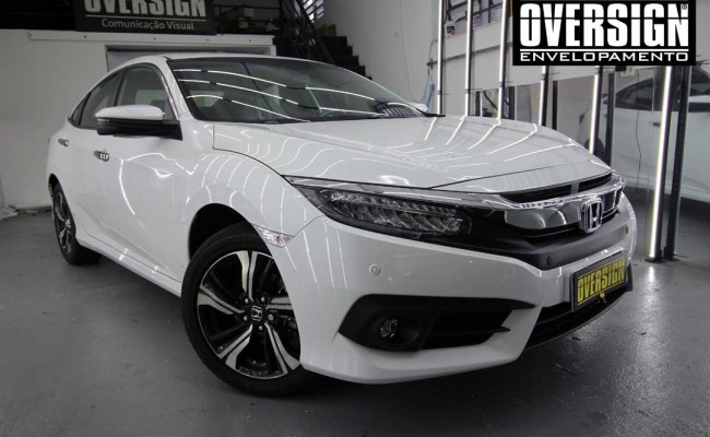 Novo civic, civic 2017, tiper, prototipo, honda, civic escovado, aço escovado, novo civic envelopado, oversign, farol novo civic, farol led, (8)