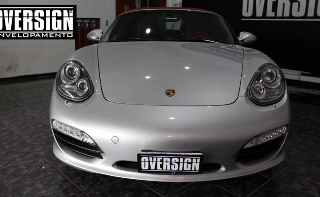 Porsche Branco, Porsche Boxster S Envelopada, envelopamento, adesivo branco, avery supreme wrapping film, oversign, casa verde, (2)