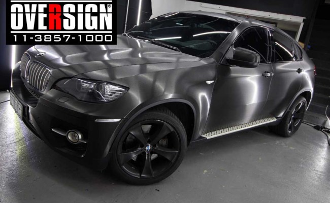 BMW, BMW X6, bmw brack brushed metallic, bmw aço escovado, x6 aço escovado, envelopamento aço escovado, black brusched metallic, wrap x6, envelopamento bmw x6, (17)