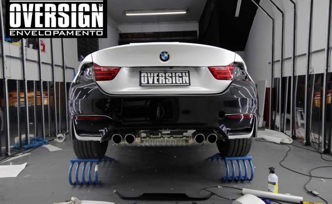 BMW M4 branco pérola, Hexis, Avery Dennison, Sid signs, oversign, envelopamento de carro, M4, f82 (18)