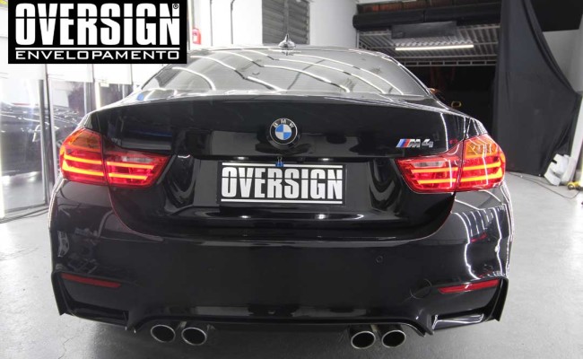 BMW M4 branco pérola, Hexis, Avery Dennison, Sid signs, oversign, envelopamento de carro, M4, f82 (3)