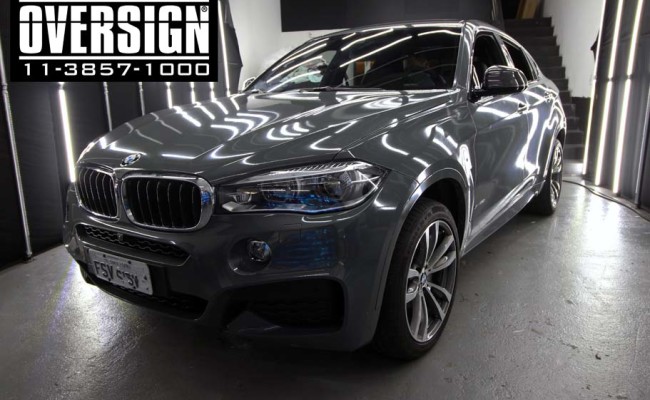 BMW X6 m, bmw x6, bmw x6 grey, nova bmw x6, envelopamento, oversign, grand brasil, v8, twinturbo, (8)