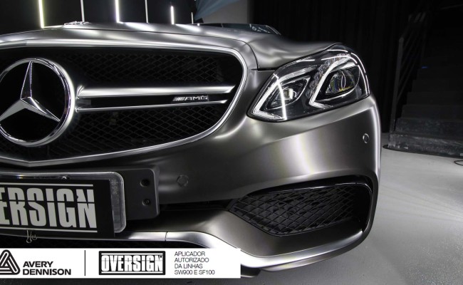 Mercedes e63, 363 amg, dark basalt, envelopamento, envelopamento de carros, oversign, envelopamento tecnico, supreme wrapping film, mercedes dark basalt, (42)