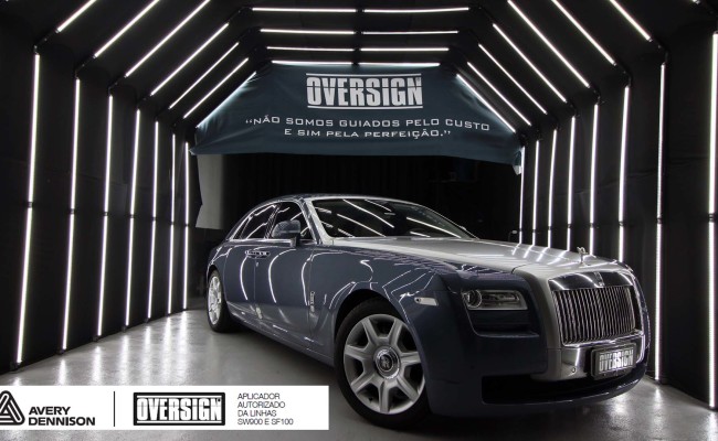 Rolls Royce, Rolls Royce Gosth, Rolls Royce Colorflow, Supreme wrapping film, oversign, carro luxuoso, envelopamento, envelopamento de carros, (2)