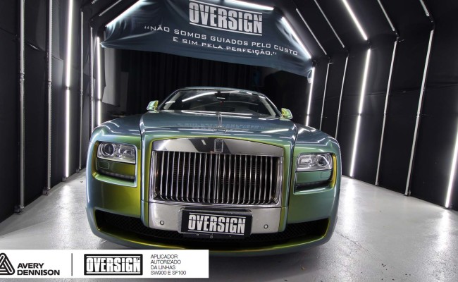 Rolls Royce, Rolls Royce Gosth, Rolls Royce Colorflow, Supreme wrapping film, oversign, carro luxuoso, envelopamento, envelopamento de carros, (33)