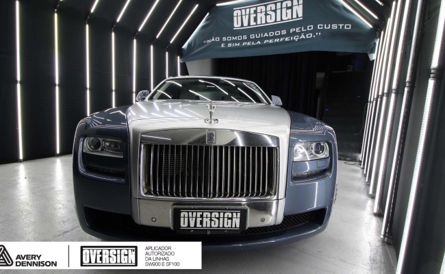 Rolls Royce, Rolls Royce Gosth, Rolls Royce Colorflow, Supreme wrapping film, oversign, carro luxuoso, envelopamento, envelopamento de carros, (4)