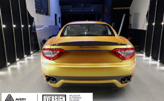 Maserati, granTurismo, envelopamento, energetic yellow satin, oversign, envelopamento preço, via italia, novo maserati, exoshield, (58)