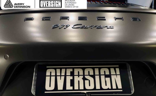 Porsche 911, porsche 911 Carrera, carrera 911, envelopamento, envelopamento de carros, oversign signature, dark basalt, envelopamento dark basalt, (65)